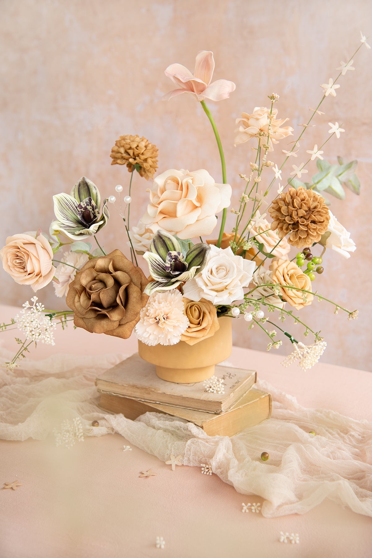 Brown & Beige Designer Flower Boxes