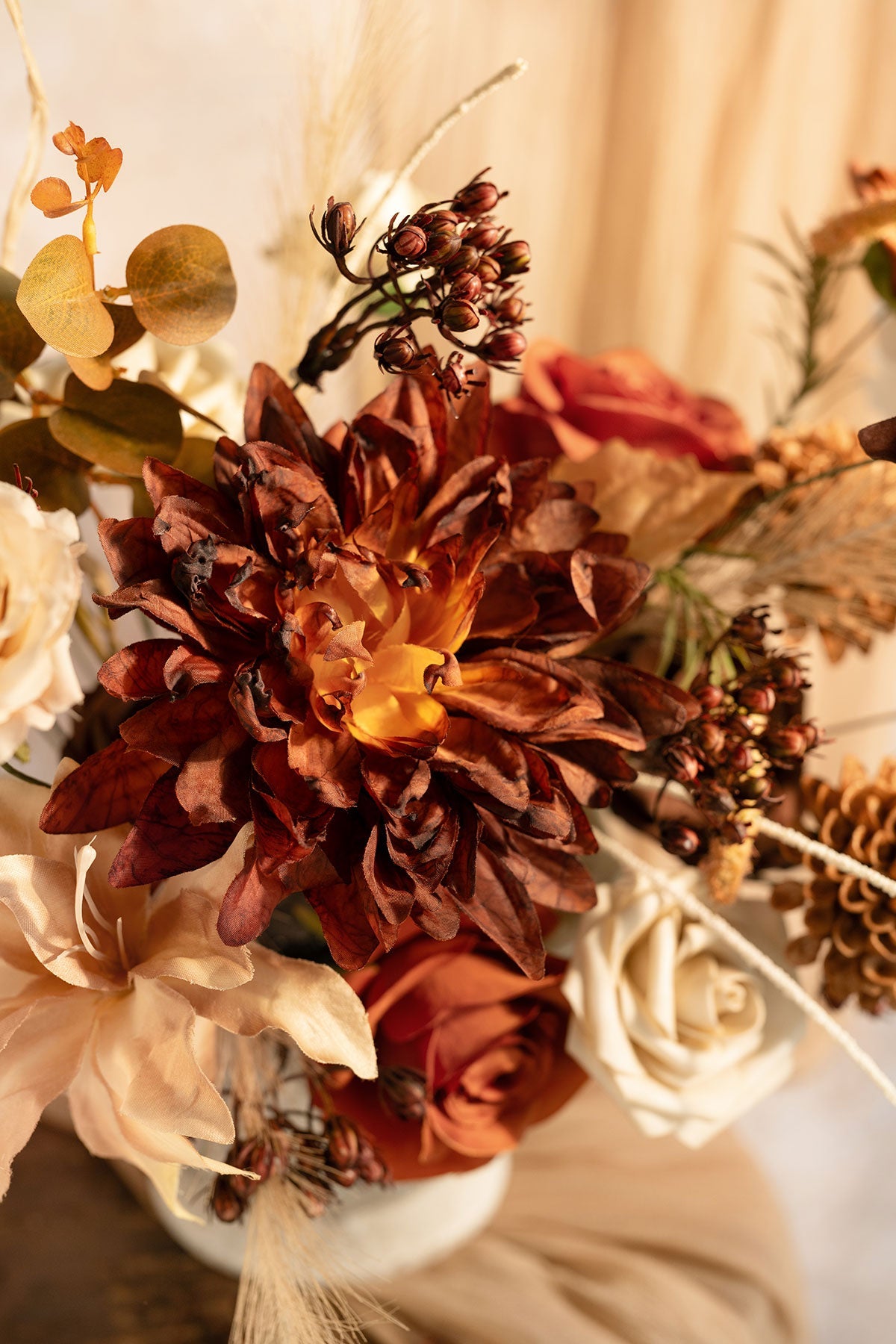 Brown & Beige Designer Flower Boxes