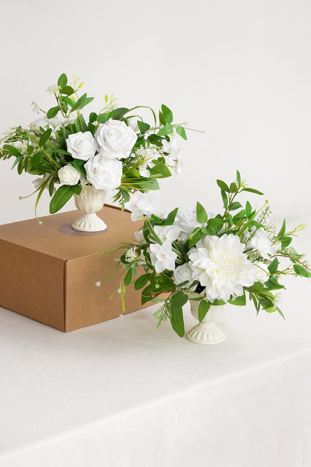 Large Floral Centerpiece Set in May Lily & Olive