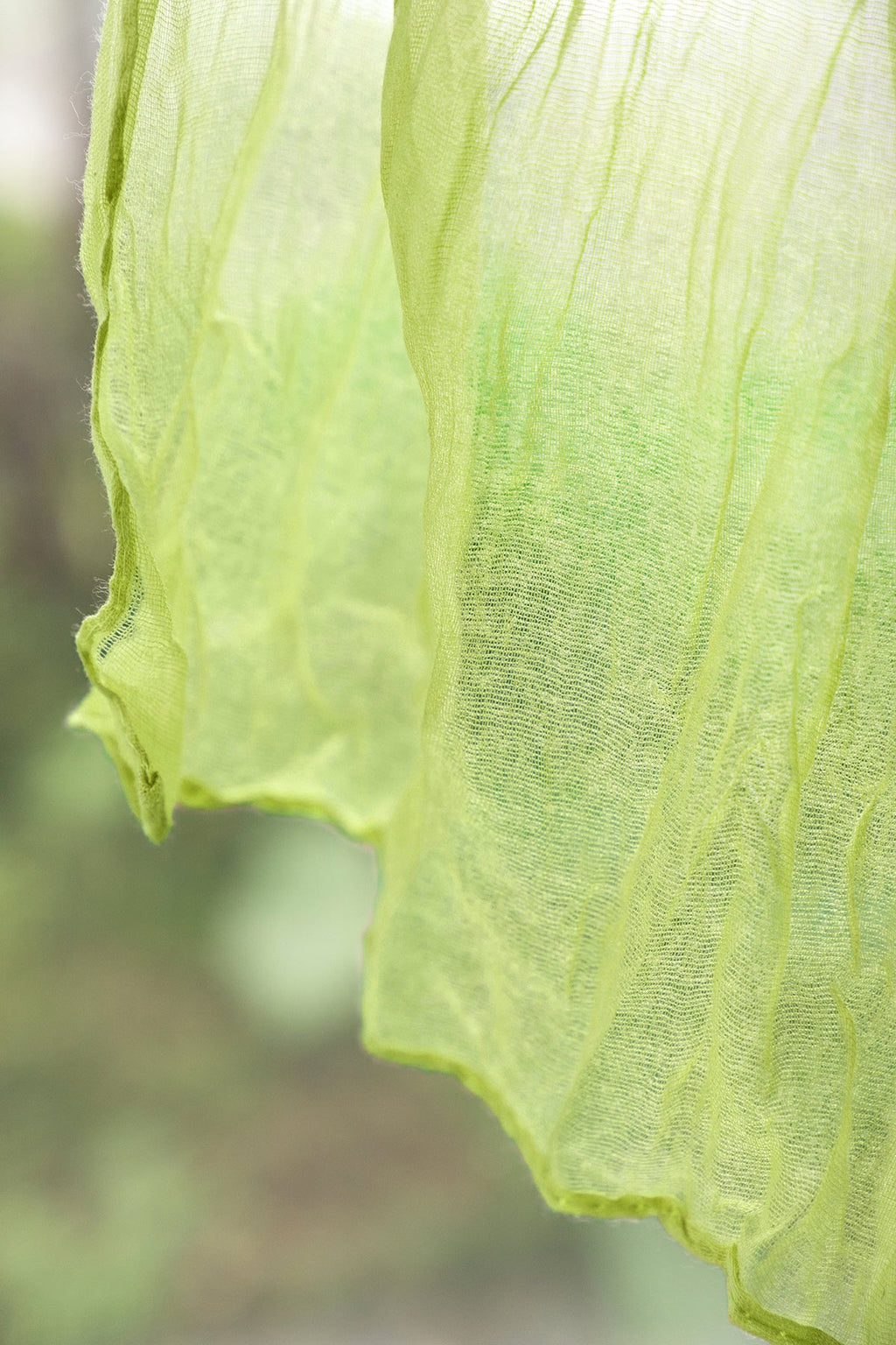 Cheesecloth Napkins in Celery