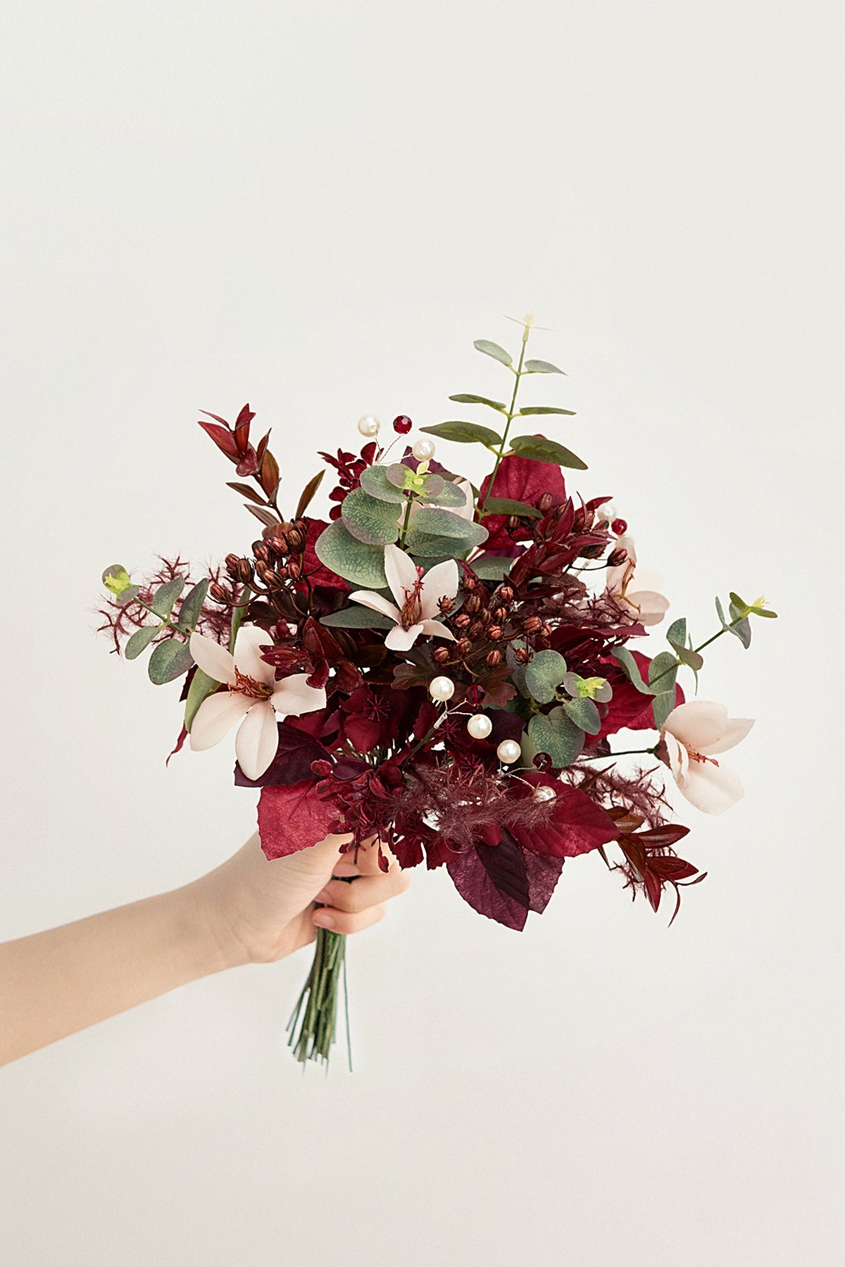 Accent Combo in Burgundy & Dusty Rose