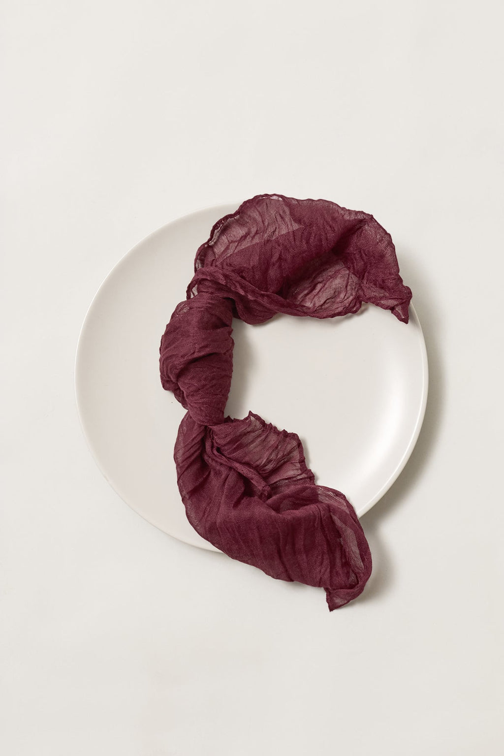 Cheesecloth Napkins & Table Runner Set for Reception - 12 Colors