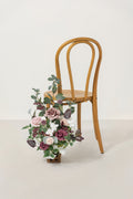 Wedding Aisle Runner Flower Arrangements in Dusty Rose & Mauve