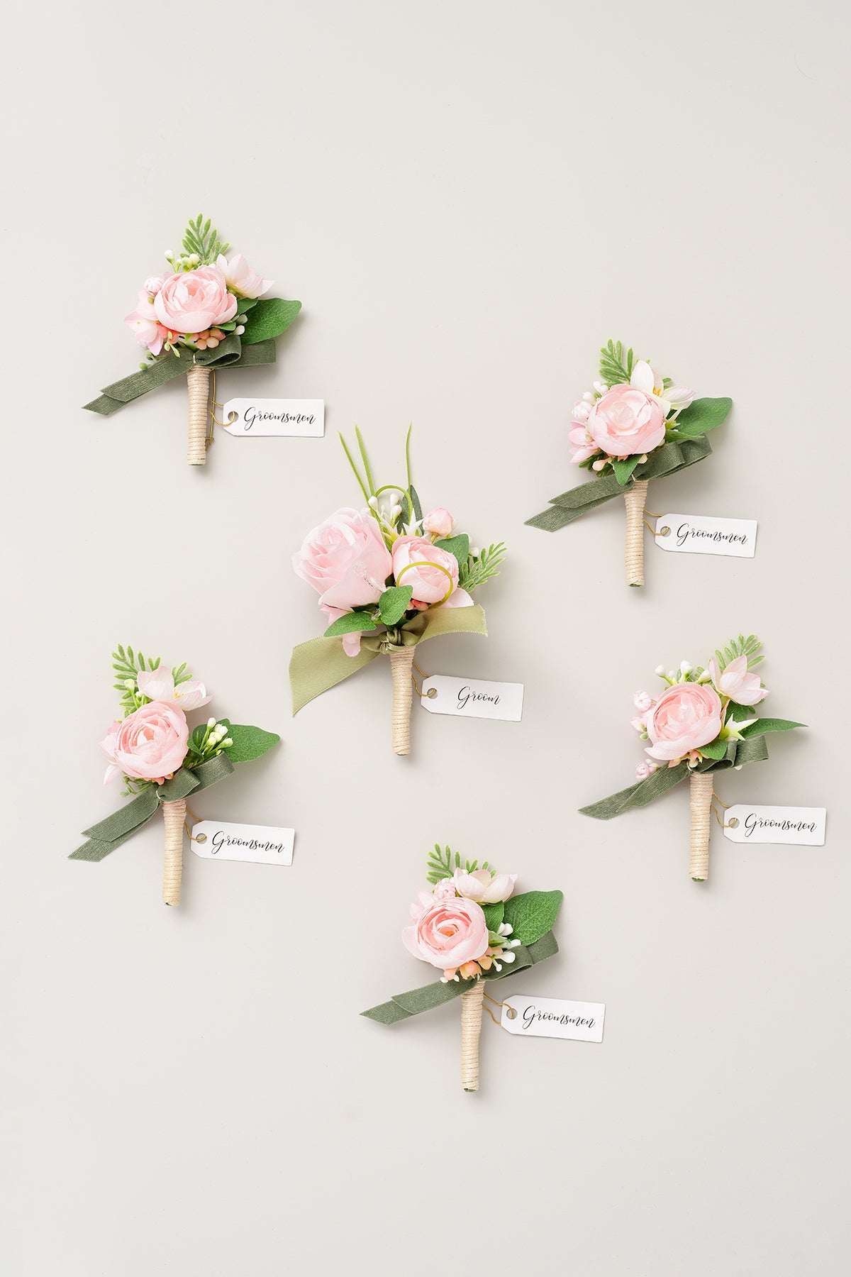Additional Flower Decorations in Blush & Cream