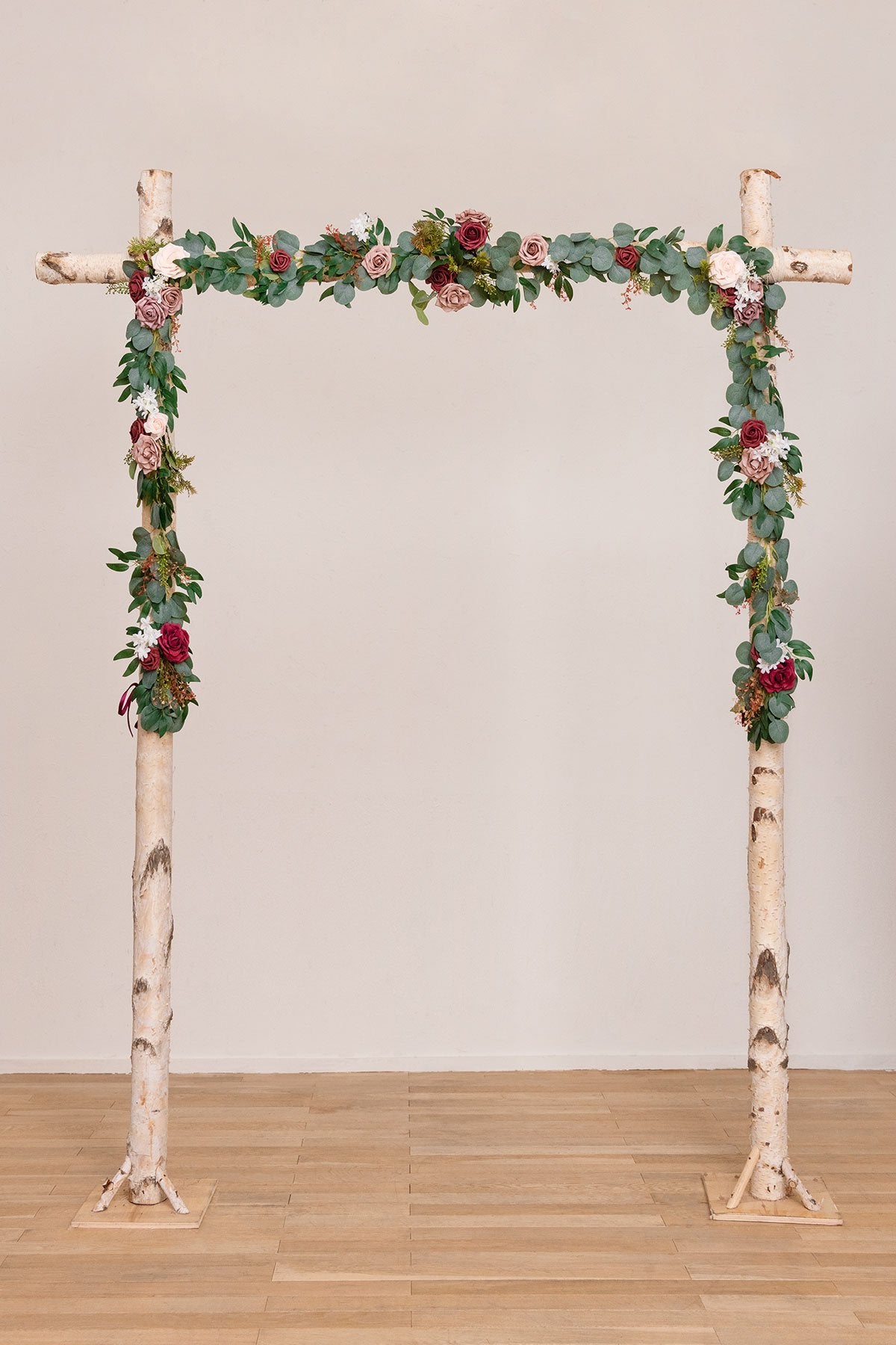 Flash Sale | 6.5ft Flower Arch Decor With Drape - 3 Colors