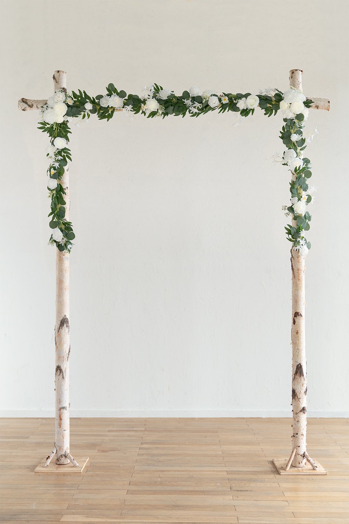 Flash Sale | 6.5ft Flower Arch Decor With Drape - 3 Colors