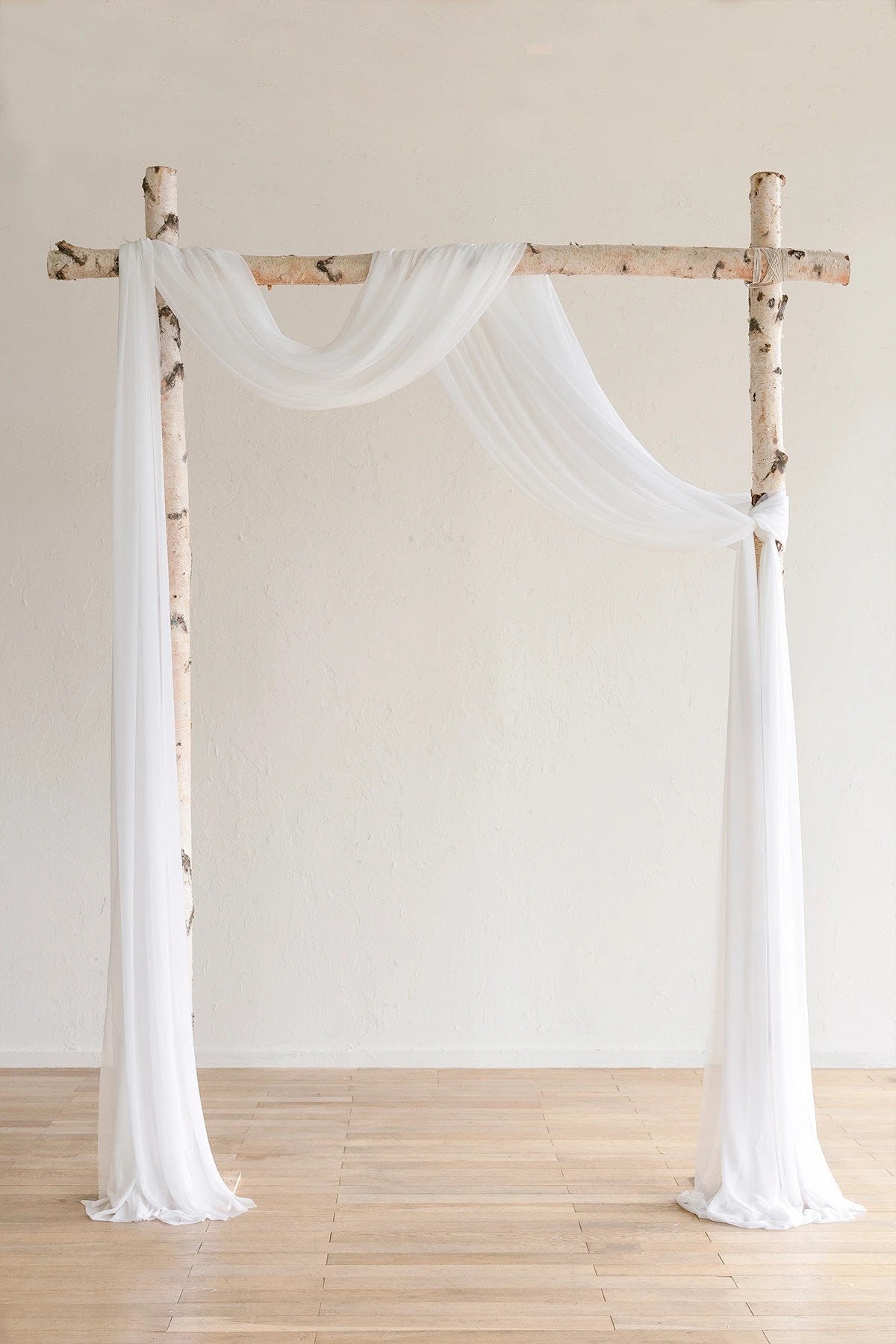 Flash Sale | 6.5ft Flower Arch Decor With Drape - 3 Colors