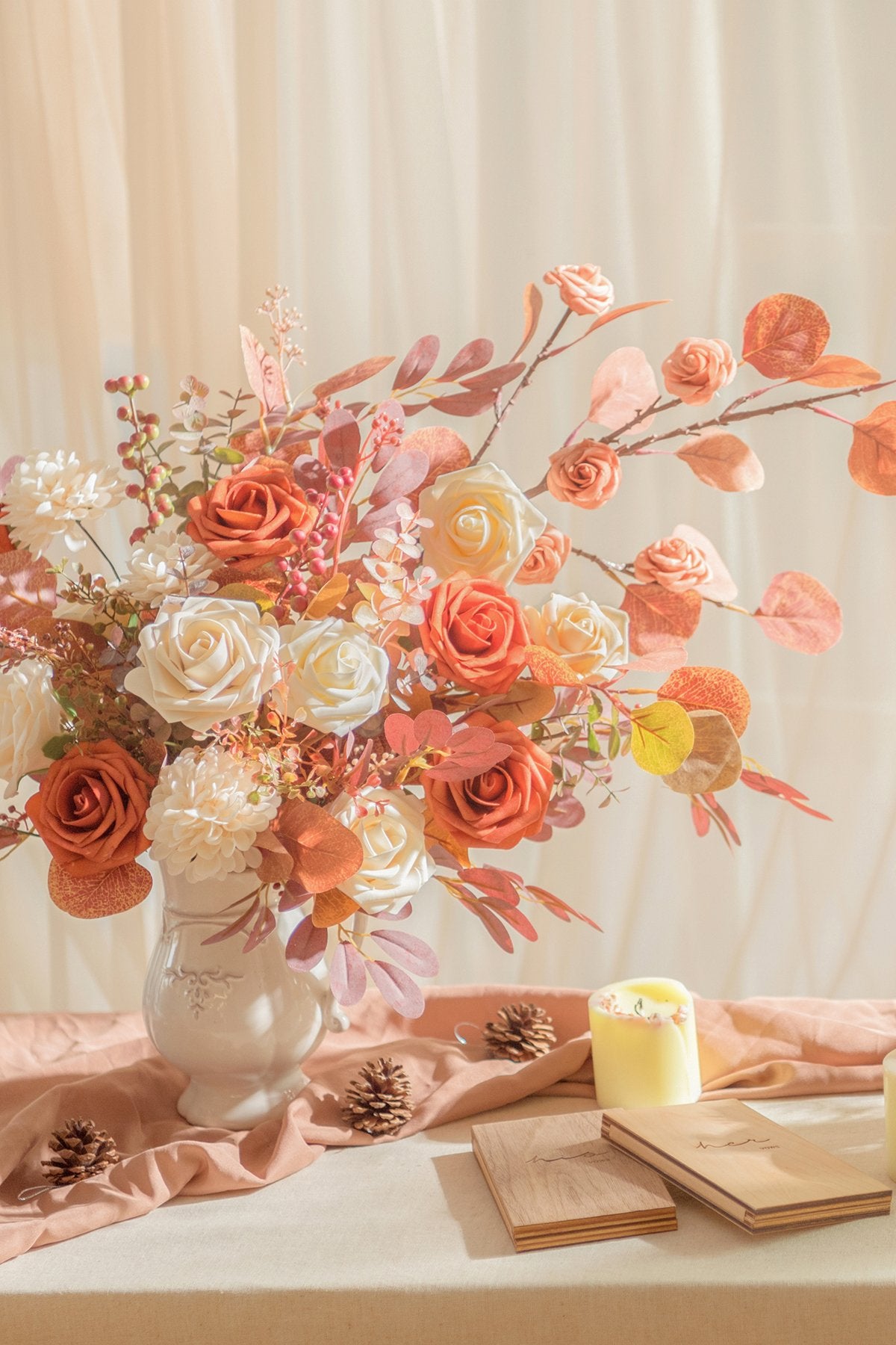 3" Foam Rose with Stem - 8 Colors
