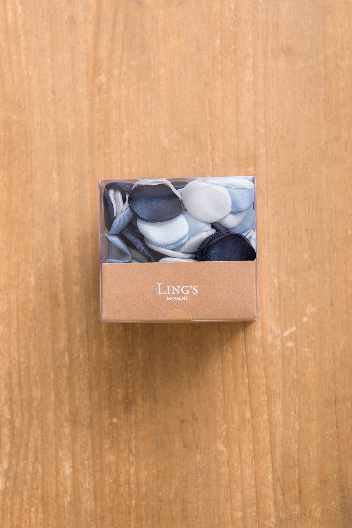 Additional Flower Decorations in Dusty Blue & Navy