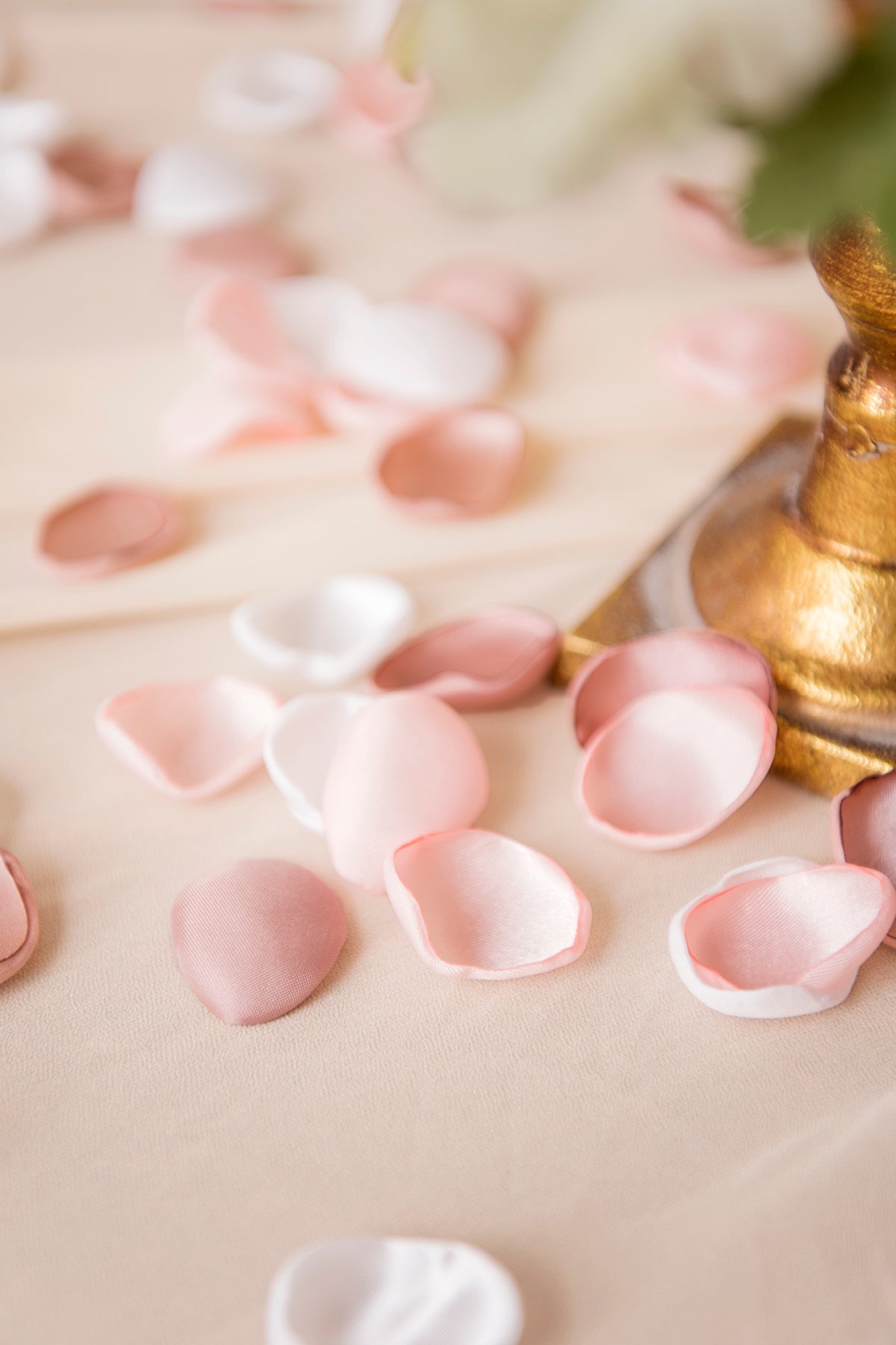 Silk Rose Petals in Dusty Rose