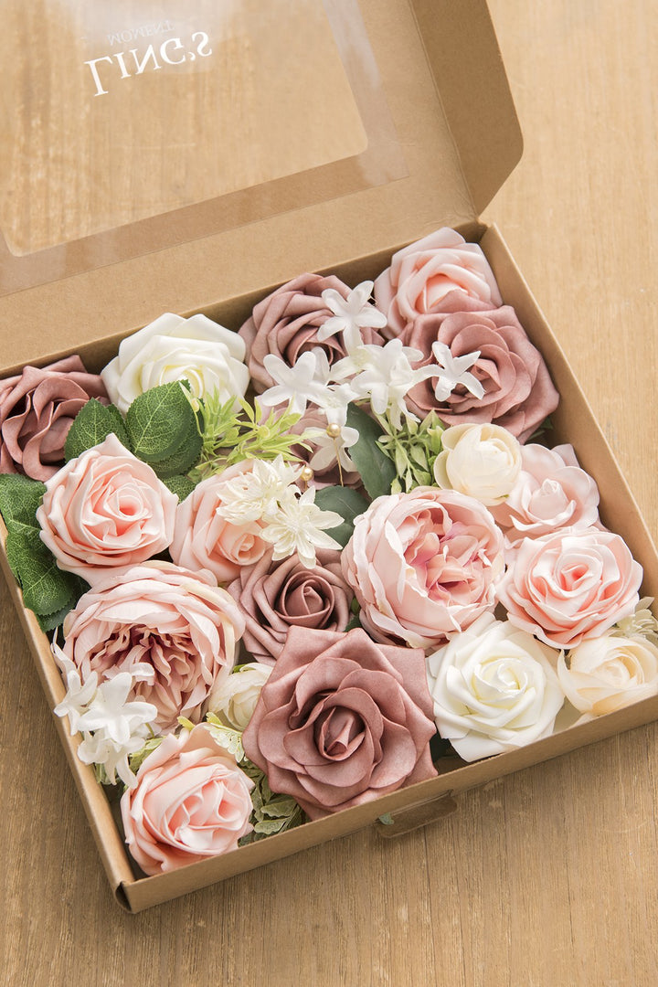 Dusty Rose Designer Flower Boxes