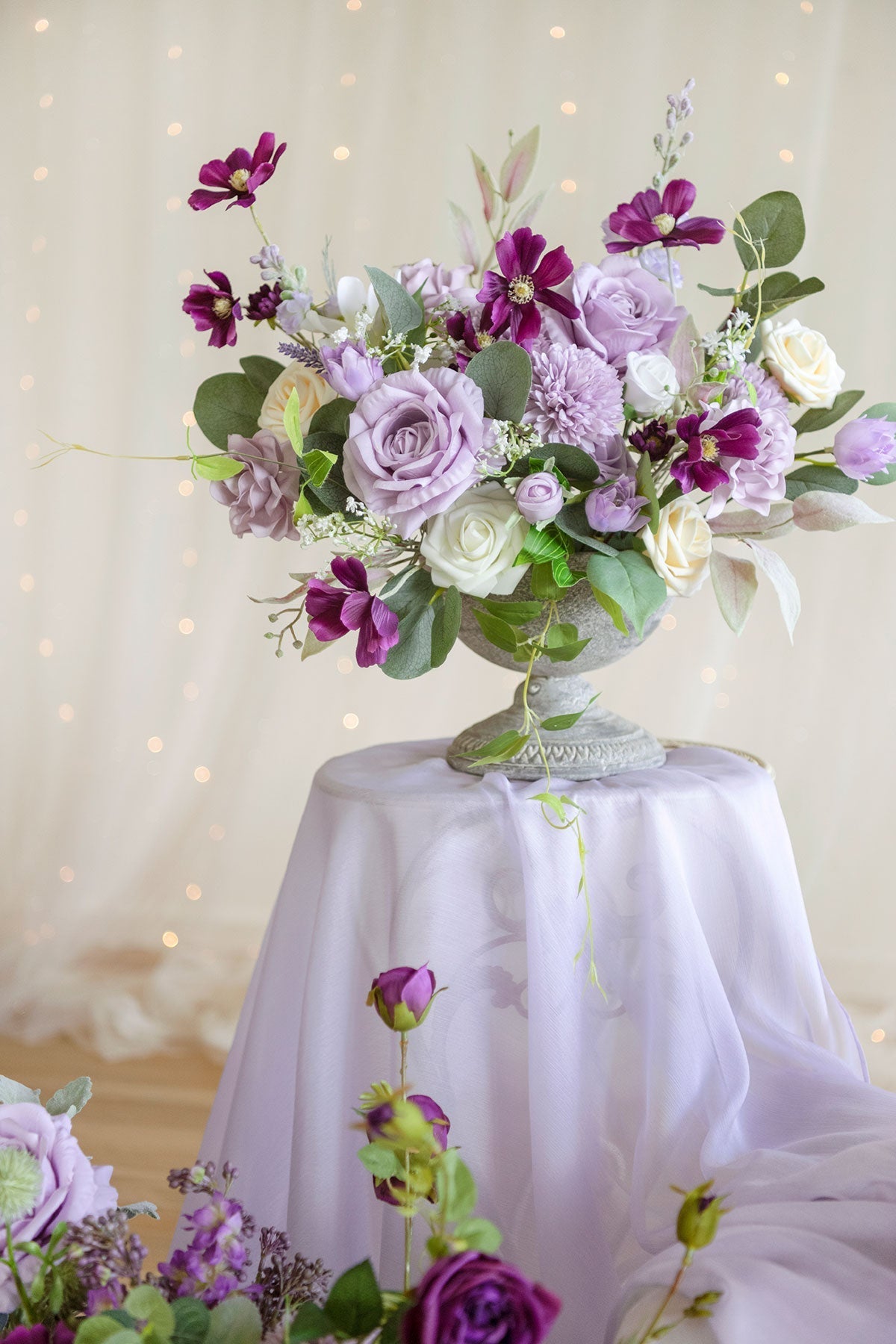 Lilac Purple Designer Flower Boxes