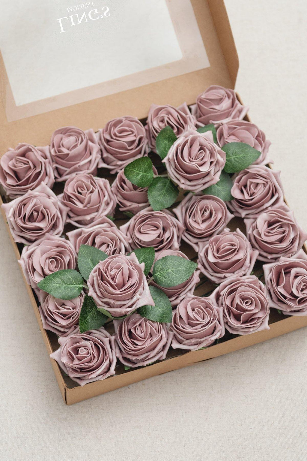 2.5" Foam High-Centerd Rose with Stem - 6 Colors - lingsDev