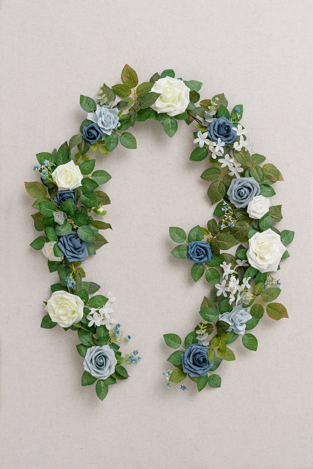 Rose Flower Garland 5FT - Dusty Blue - lingsDev