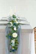 Rose Flower Garland 5FT - Dusty Blue - lingsDev