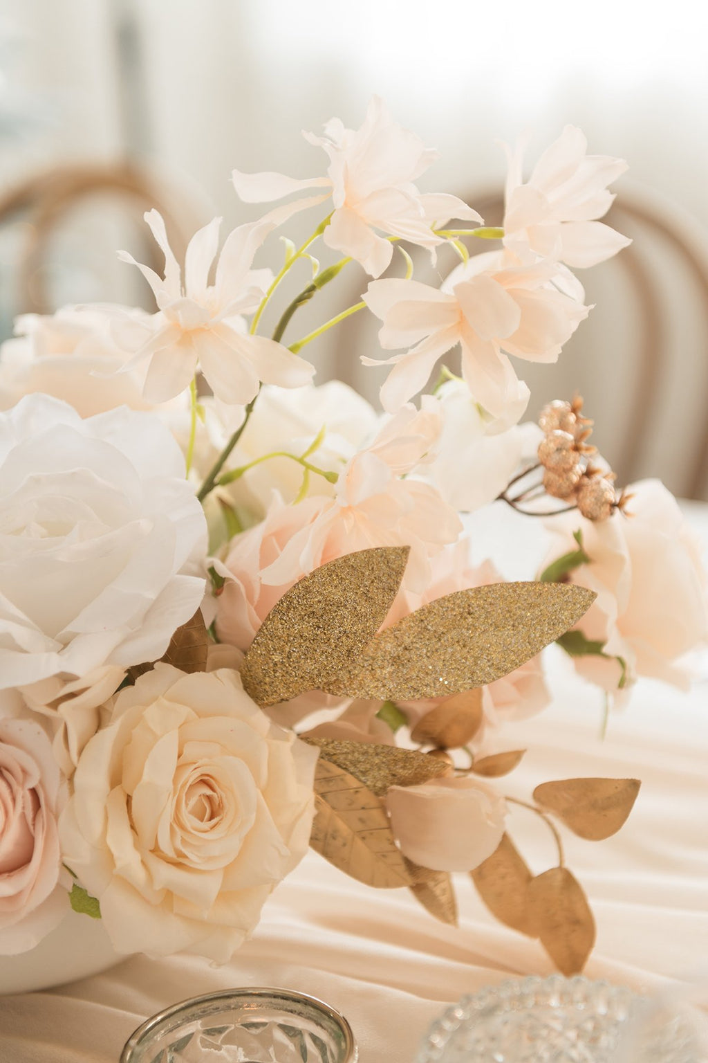 Flowers Box Set for DIY - White & Beige Theme - lingsDev