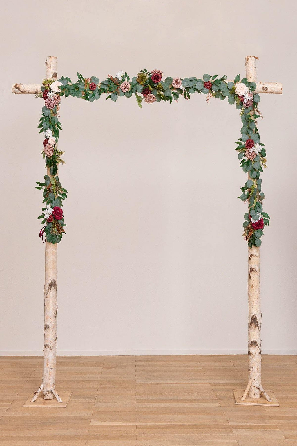 Wedding Arch Floral Garland 6.5Ft (Set of 2) - 2 Colors - lingsDev