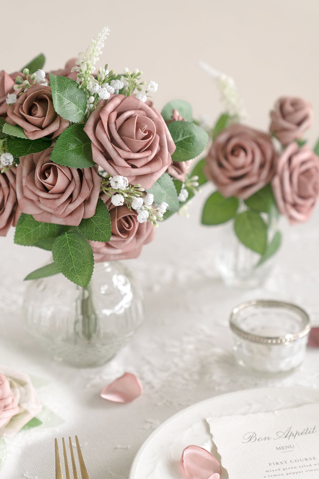 3" Foam Rose with Stem - 59 Colors F3