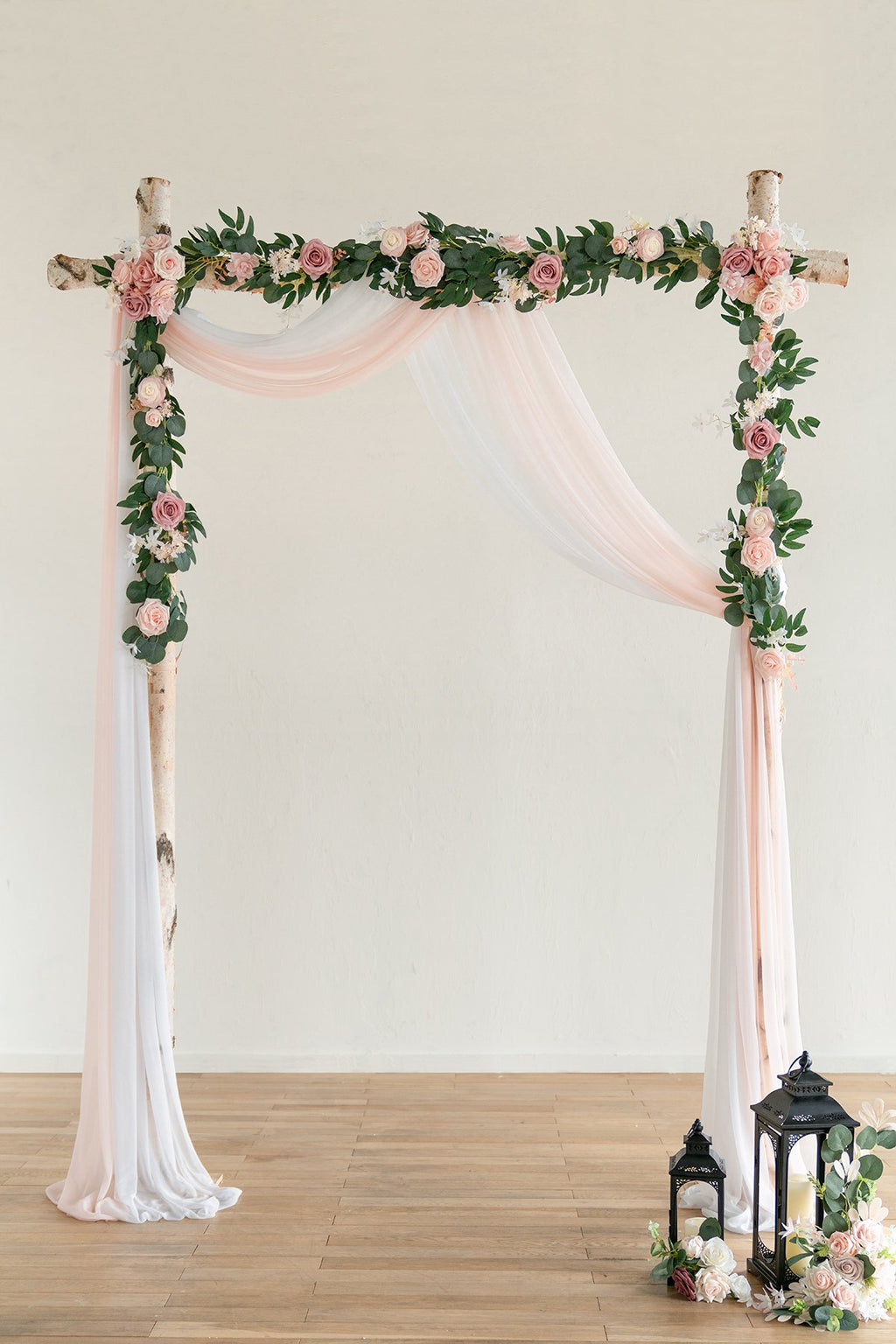 Arch Flower Garland 6.5FT (Set of 2) - Blush Pink - lingsDev