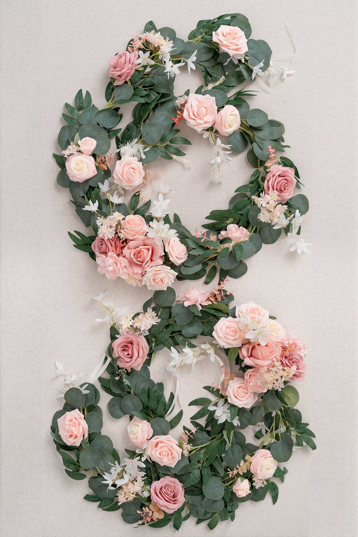 Arch Flower Garland 6.5FT (Set of 2) - Blush Pink - lingsDev