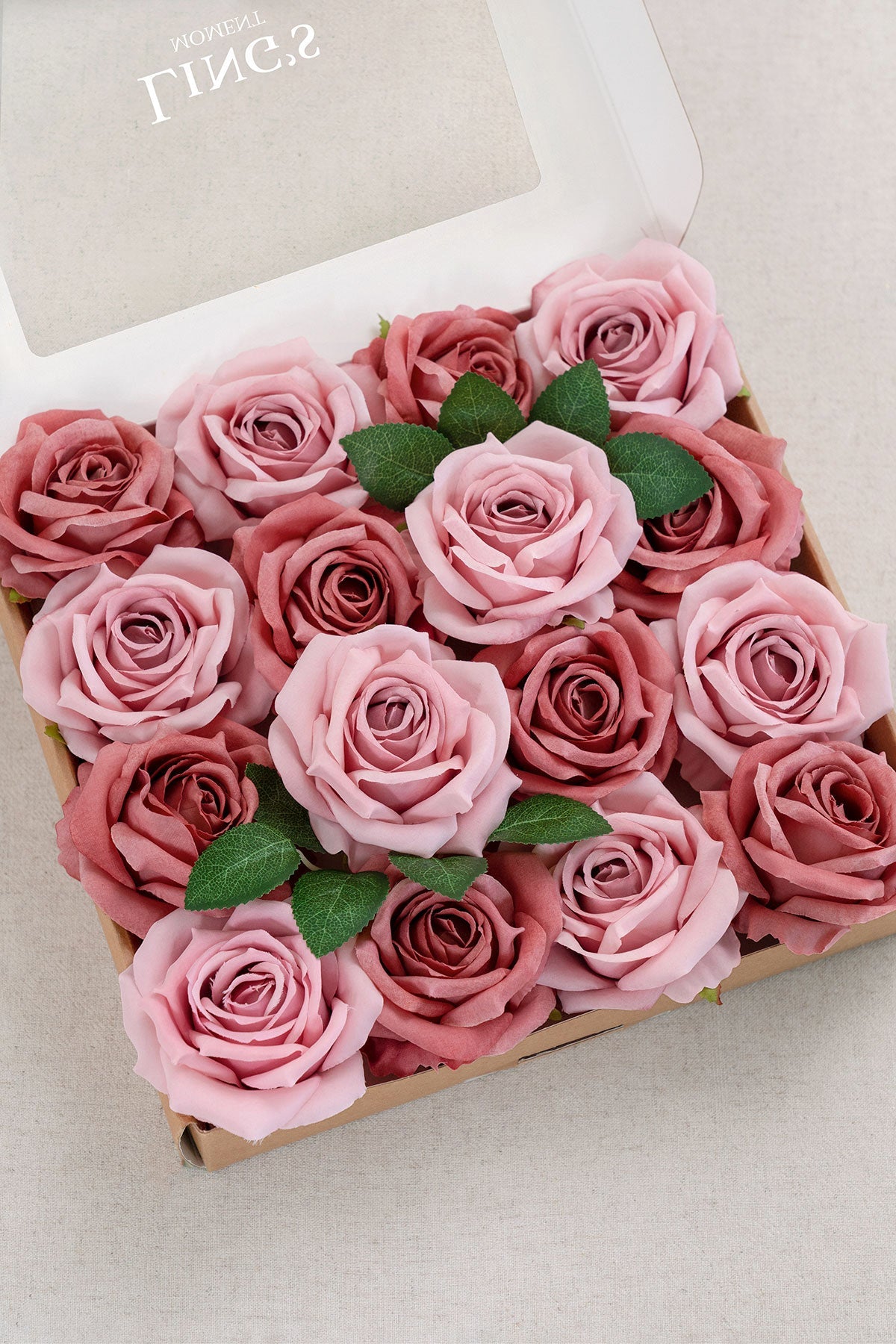 3.5" Silk Vendela Rose with Stem - 8 Styles