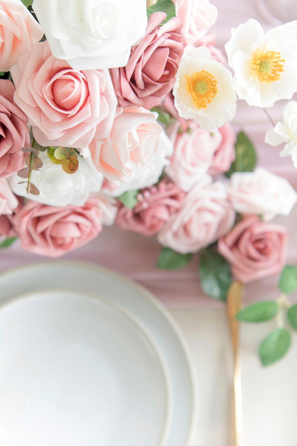 3" Foam Rose with Stem - 59 Colors F3