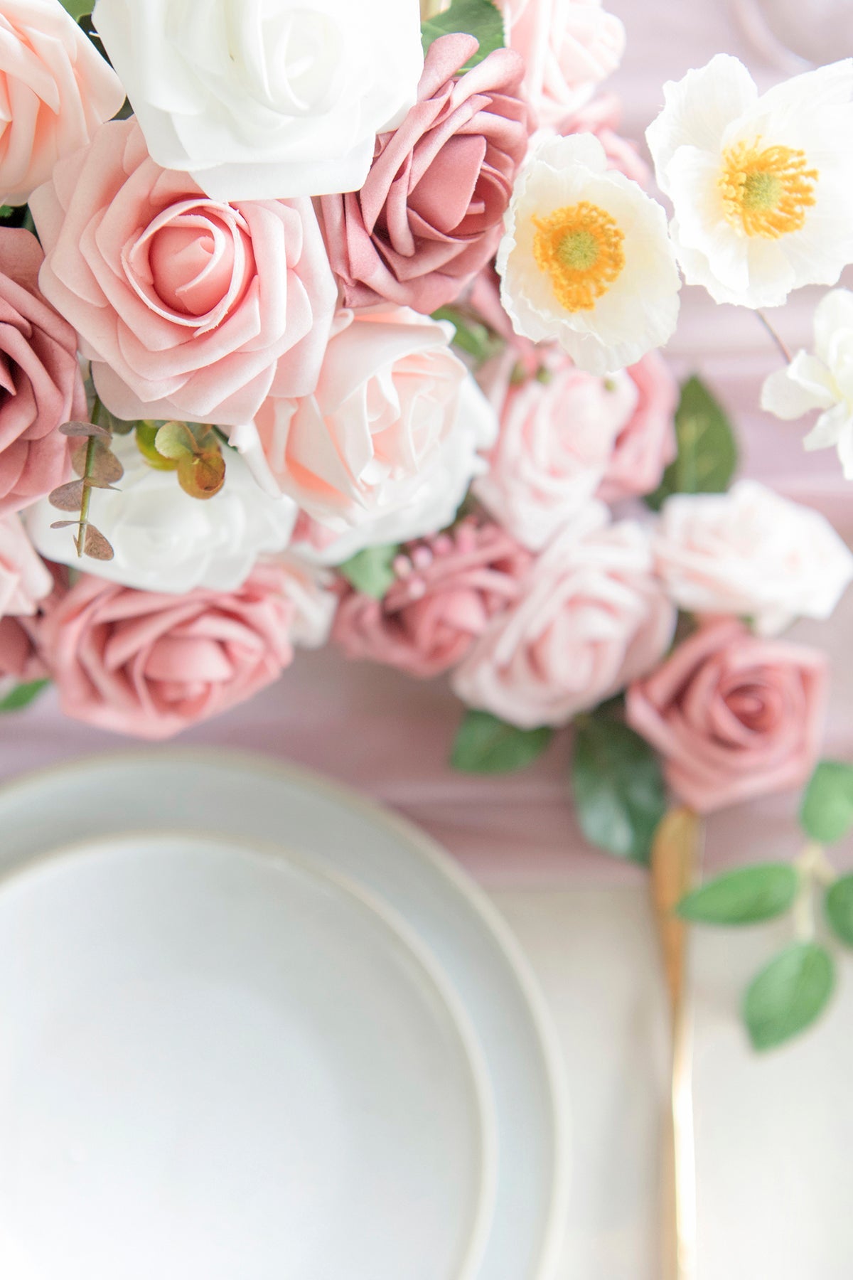 3" Foam Rose with Stem - 59 Colors F3