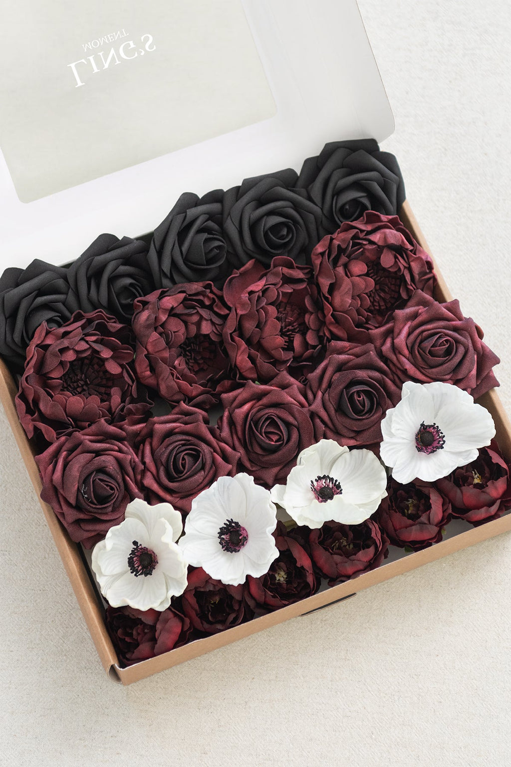 Burgundy & Marsala Designer Flower Boxes
