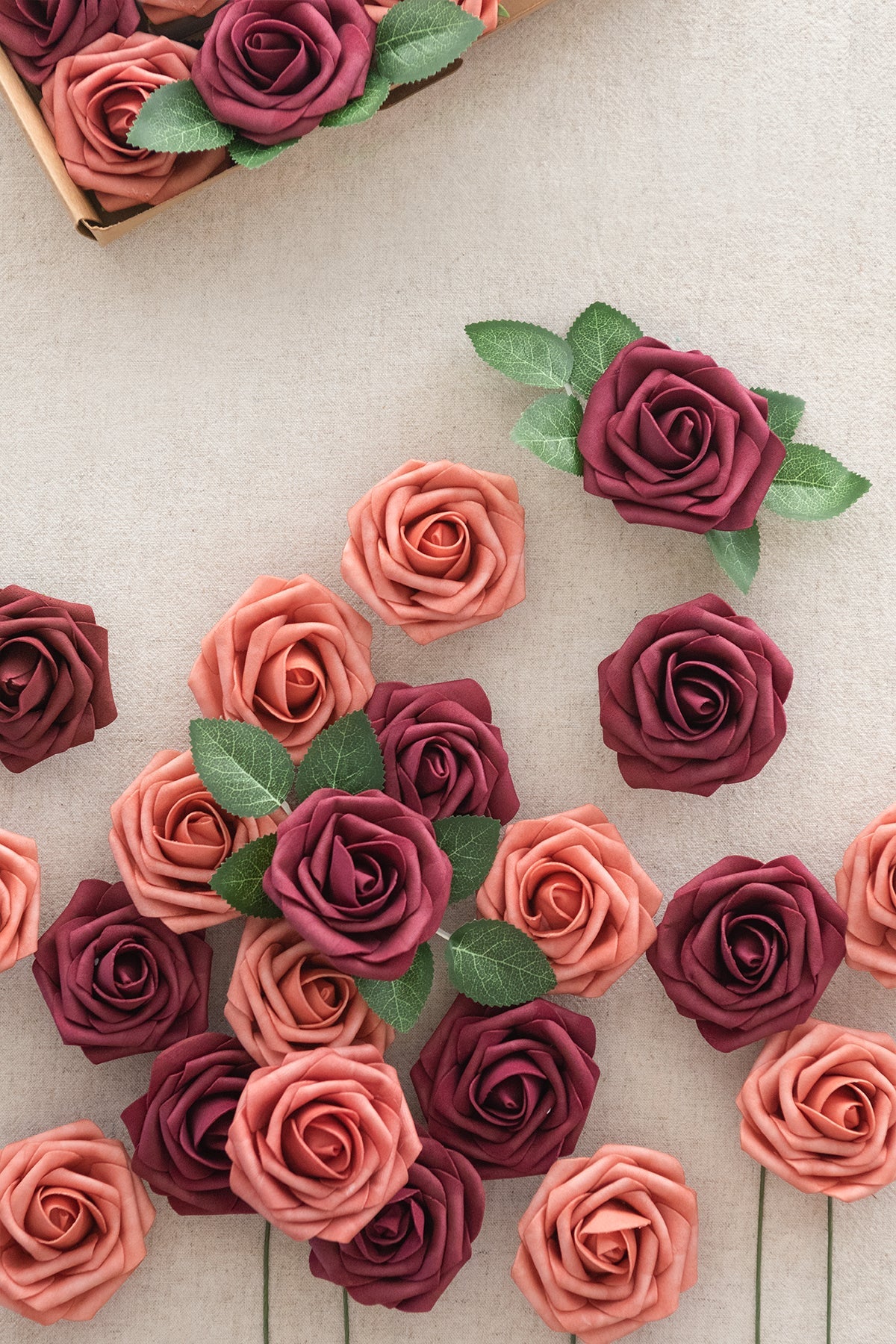 3" Foam Rose with Stem - 59 Colors F3