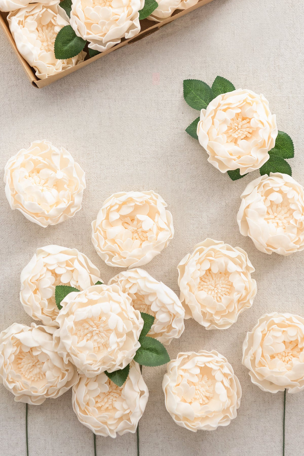 4" Foam Blooming Peony with Stem - 8 Colors