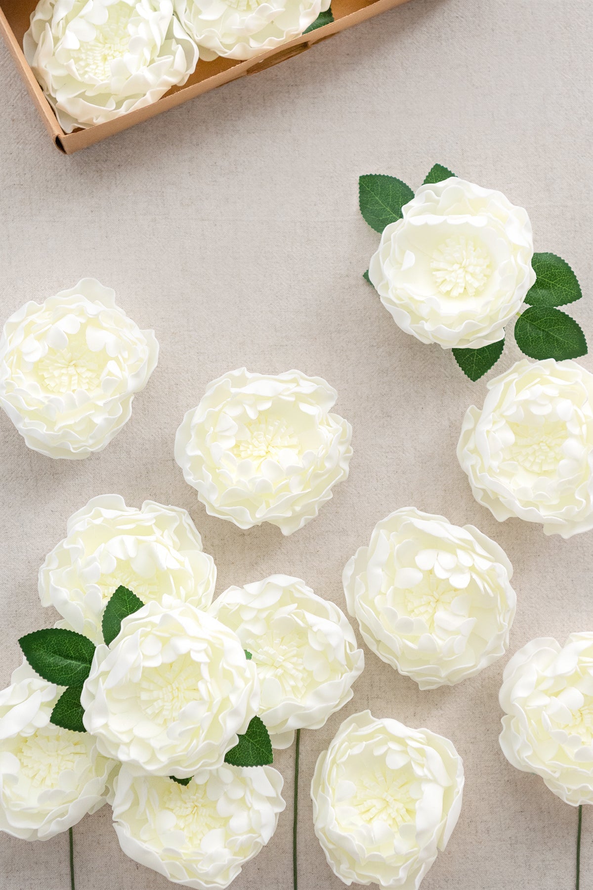 4" Foam Blooming Peony with Stem - 8 Colors