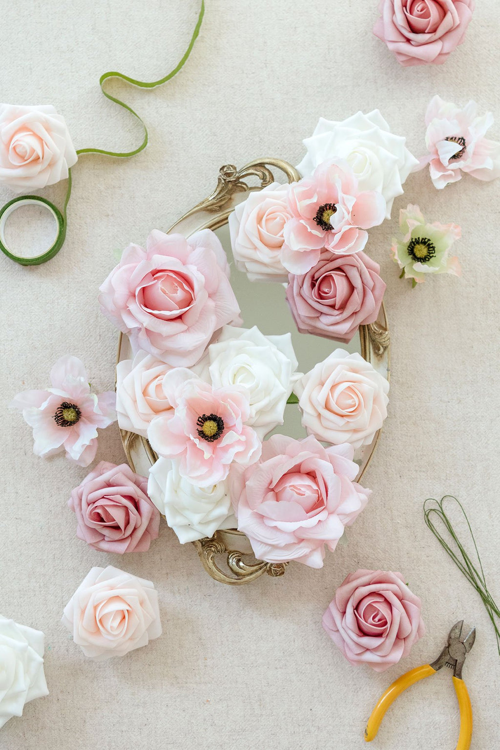 Dusty Rose Flowers Box Set - 20 Styles - lingsDev
