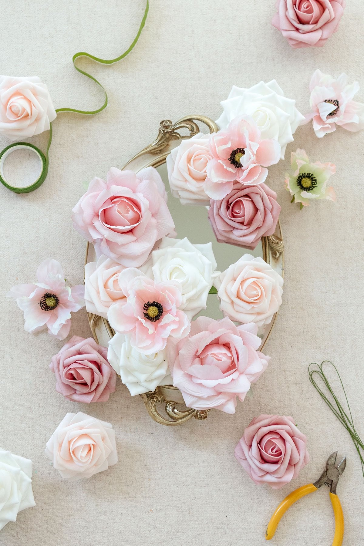 Dusty Rose Flowers Box Set - 20 Styles - lingsDev