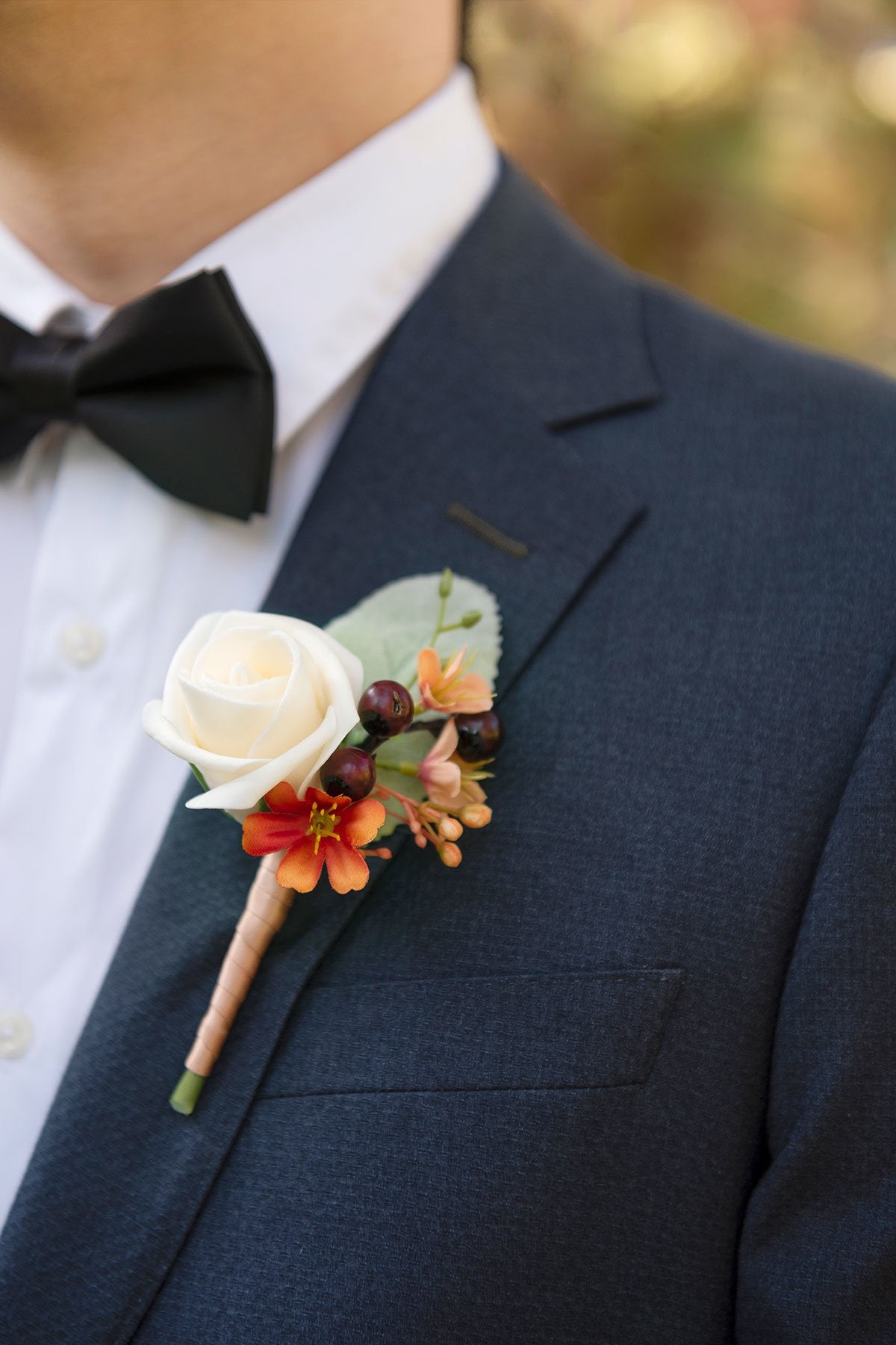 Wedding Boutonnieres (Set of 10) - Terracotta - lingsDev
