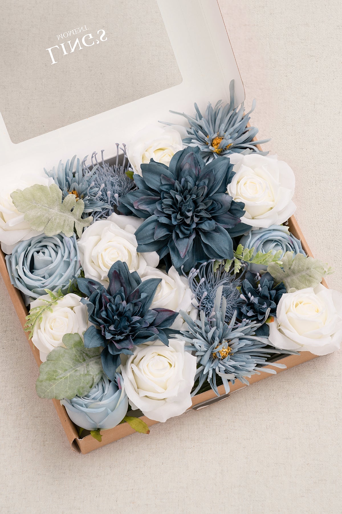 Silk Dahlia Designer Flower Boxes