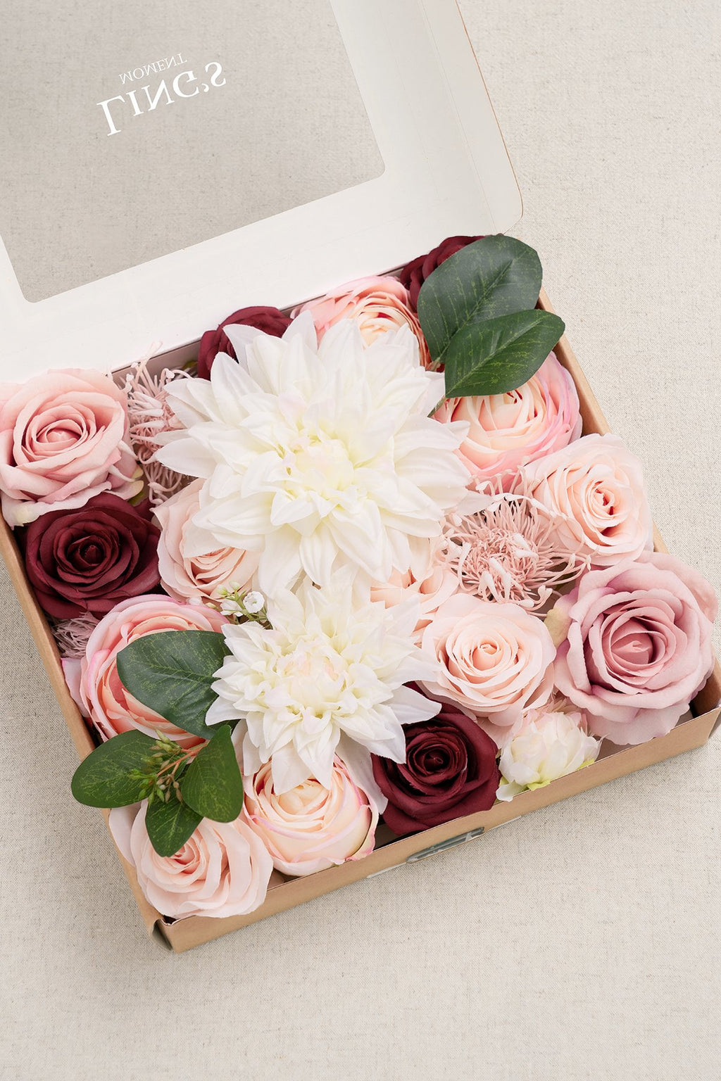 Burgundy & Marsala Flowers Box Set - 26 Styles - lingsDev