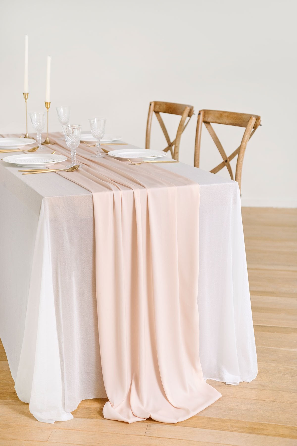 Velvety Table Runner 28"w x 10FT - Terracotta - lingsDev