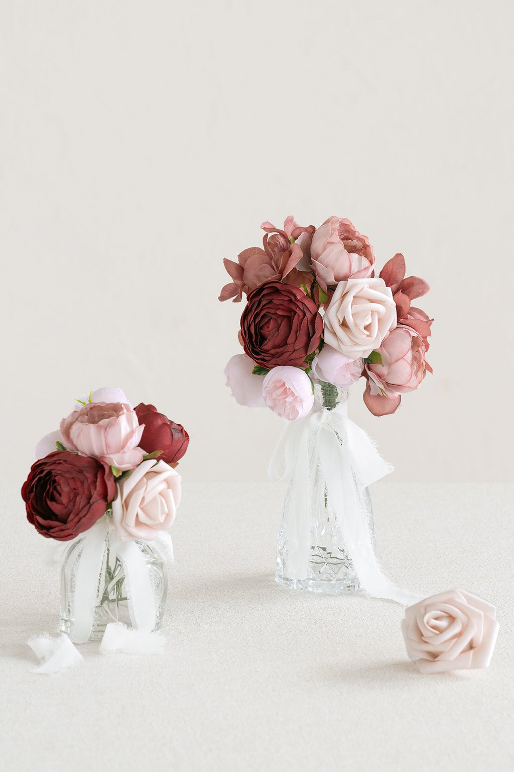 Burgundy & Marsala Flowers Box Set - 26 Styles - lingsDev