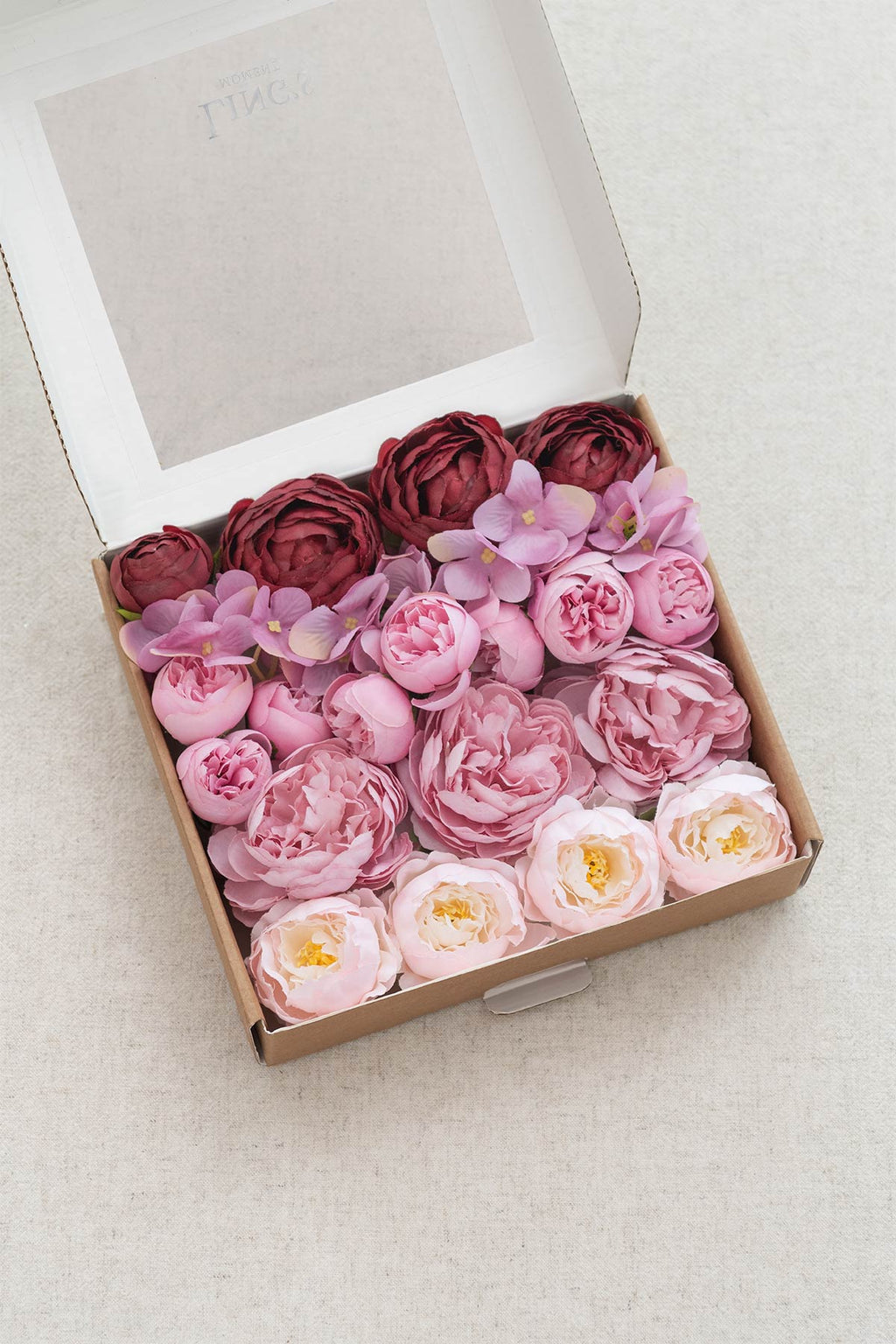 Burgundy & Marsala Flowers Box Set - 26 Styles - lingsDev