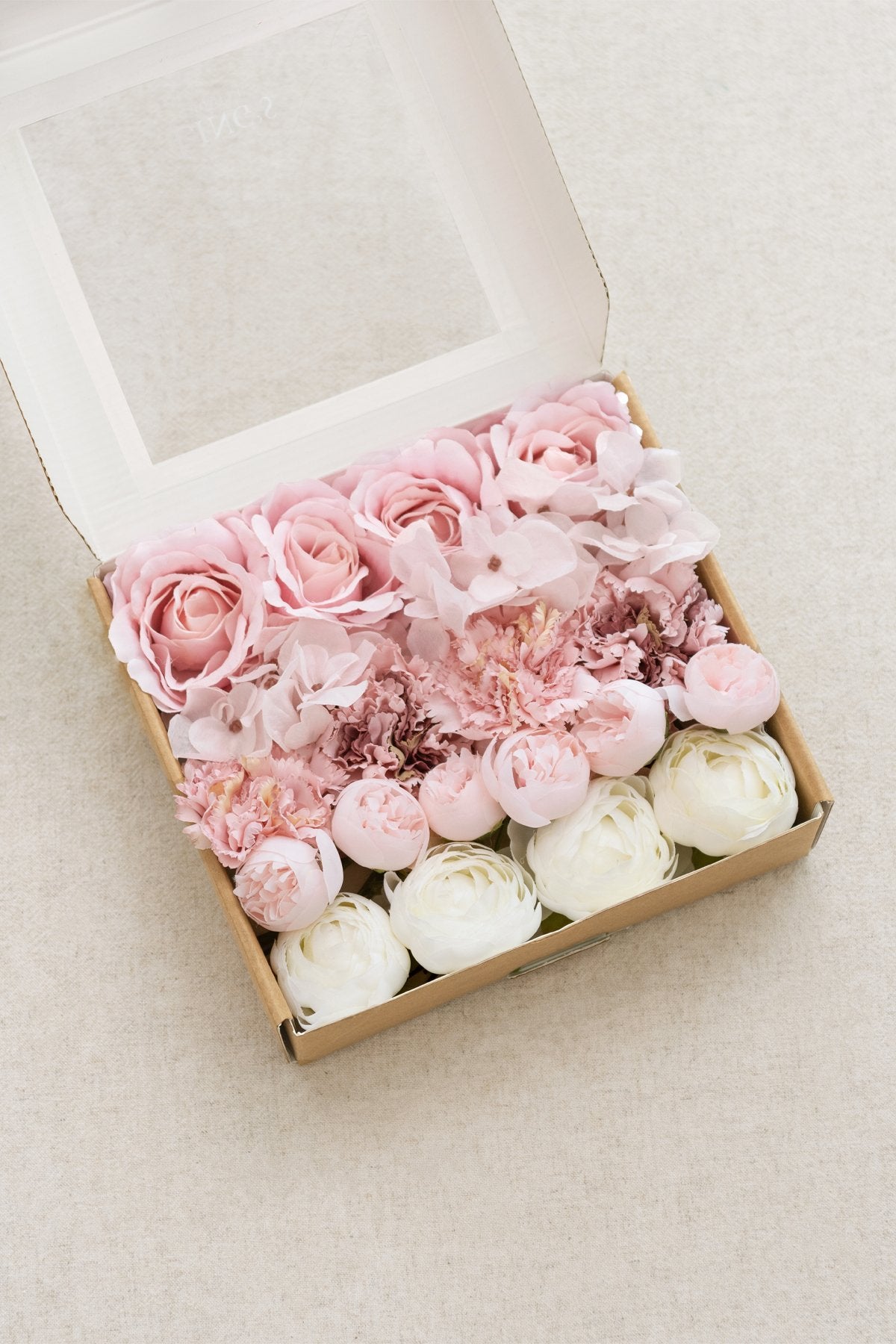 Flowers Box Set for DIY - Blush & Cream Theme - lingsDev