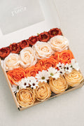 Dusty Rose & Burgundy Flowers Box Set - Fascinating Burnt Orange (Basic) - lingsDev