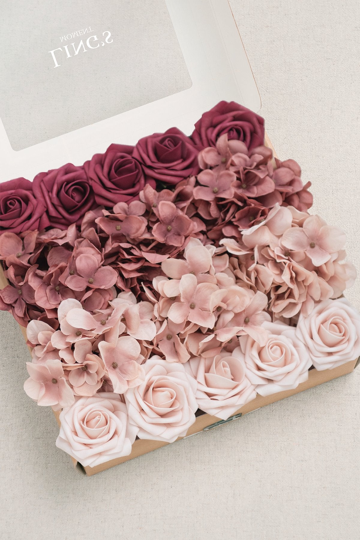 Dusty Rose Flowers Box Set - 20 Styles - lingsDev