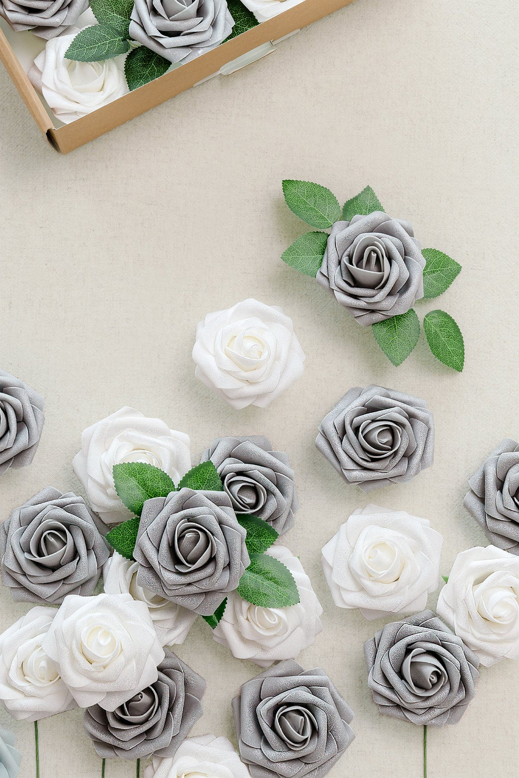 3" Foam Rose with Stem - 59 Colors F3