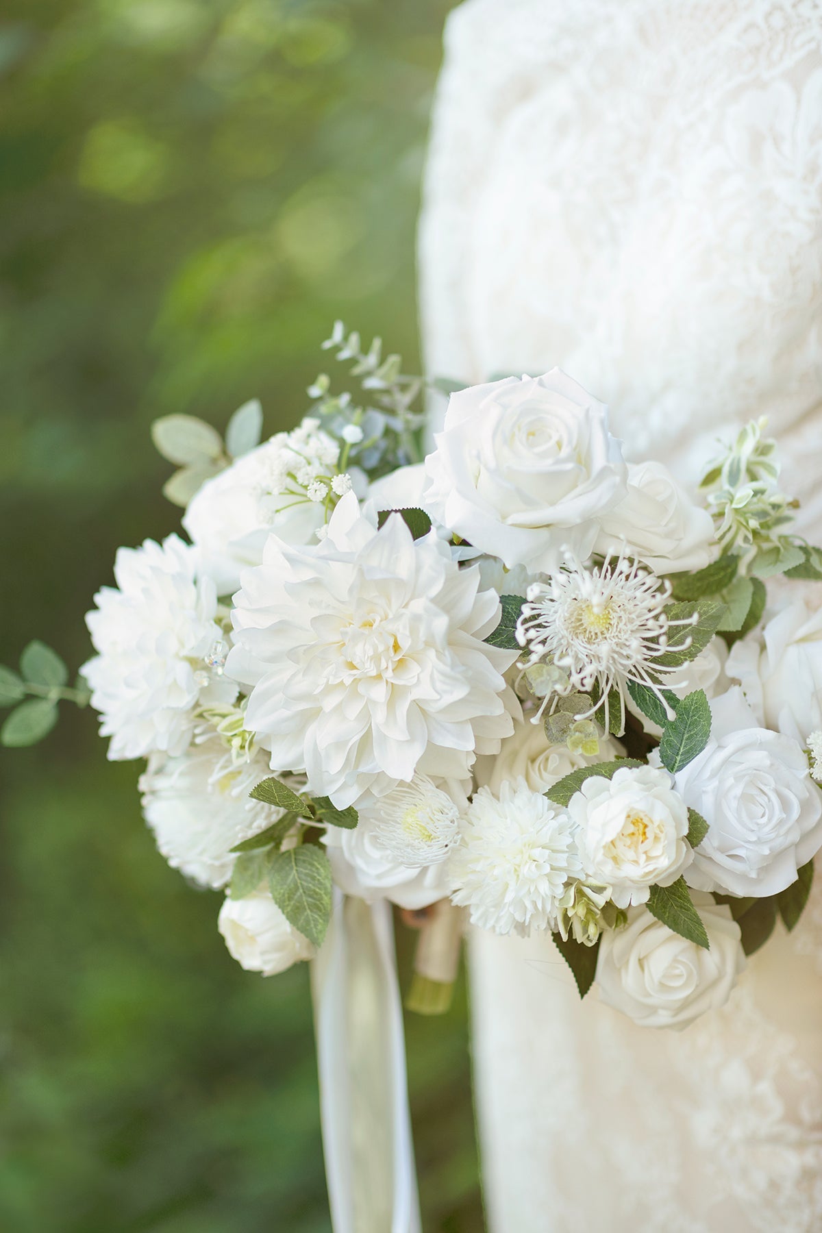 Silk Dahlia Designer Flower Boxes