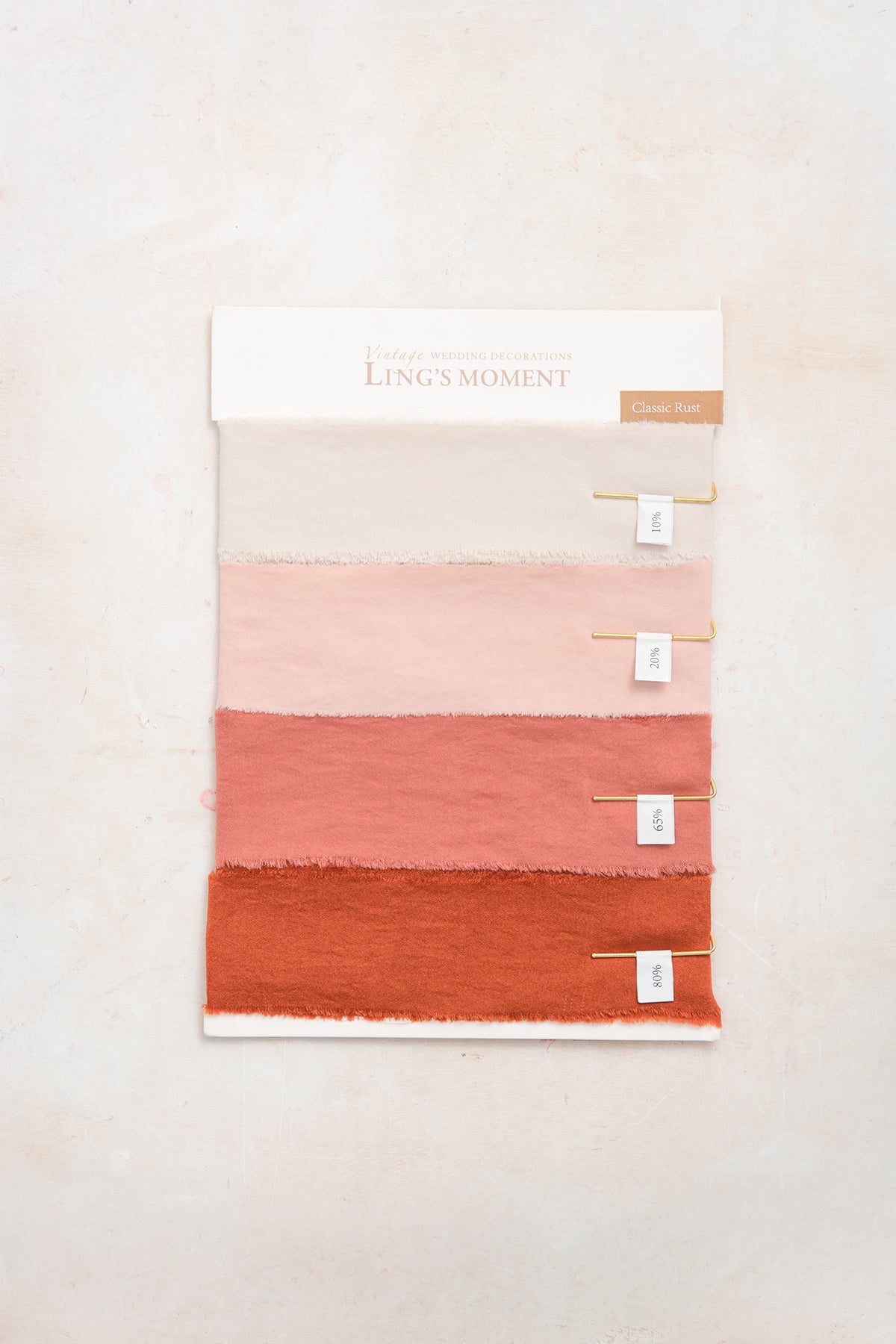 Ribbons in Sunset Terracotta