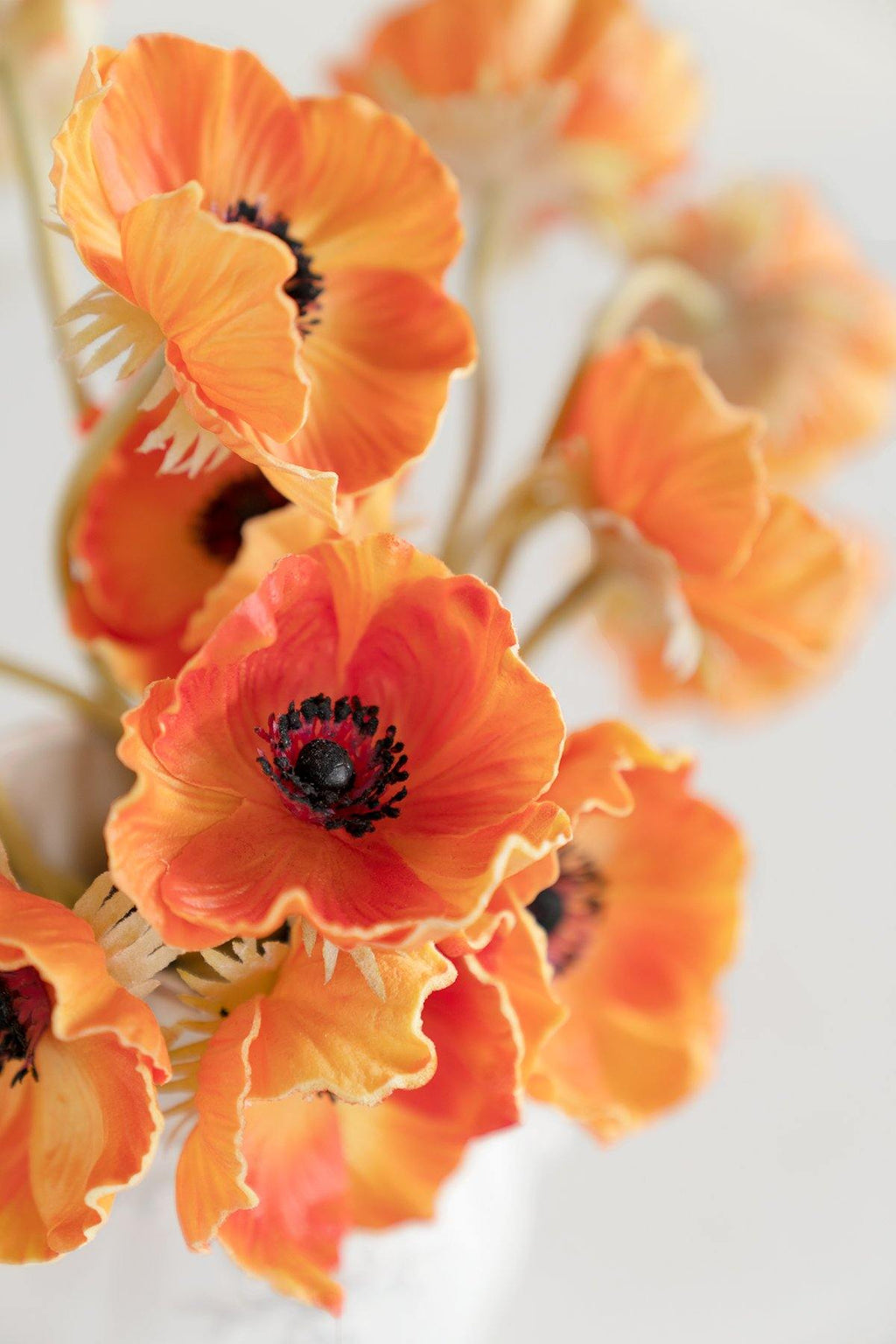2.75" Poppy with Long Stem - 5 Colors - lingsDev