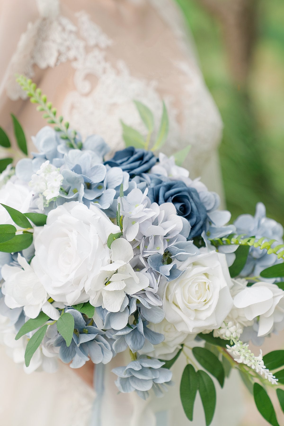 Silk Hydrangea with Stem - 2 Colors - lingsDev