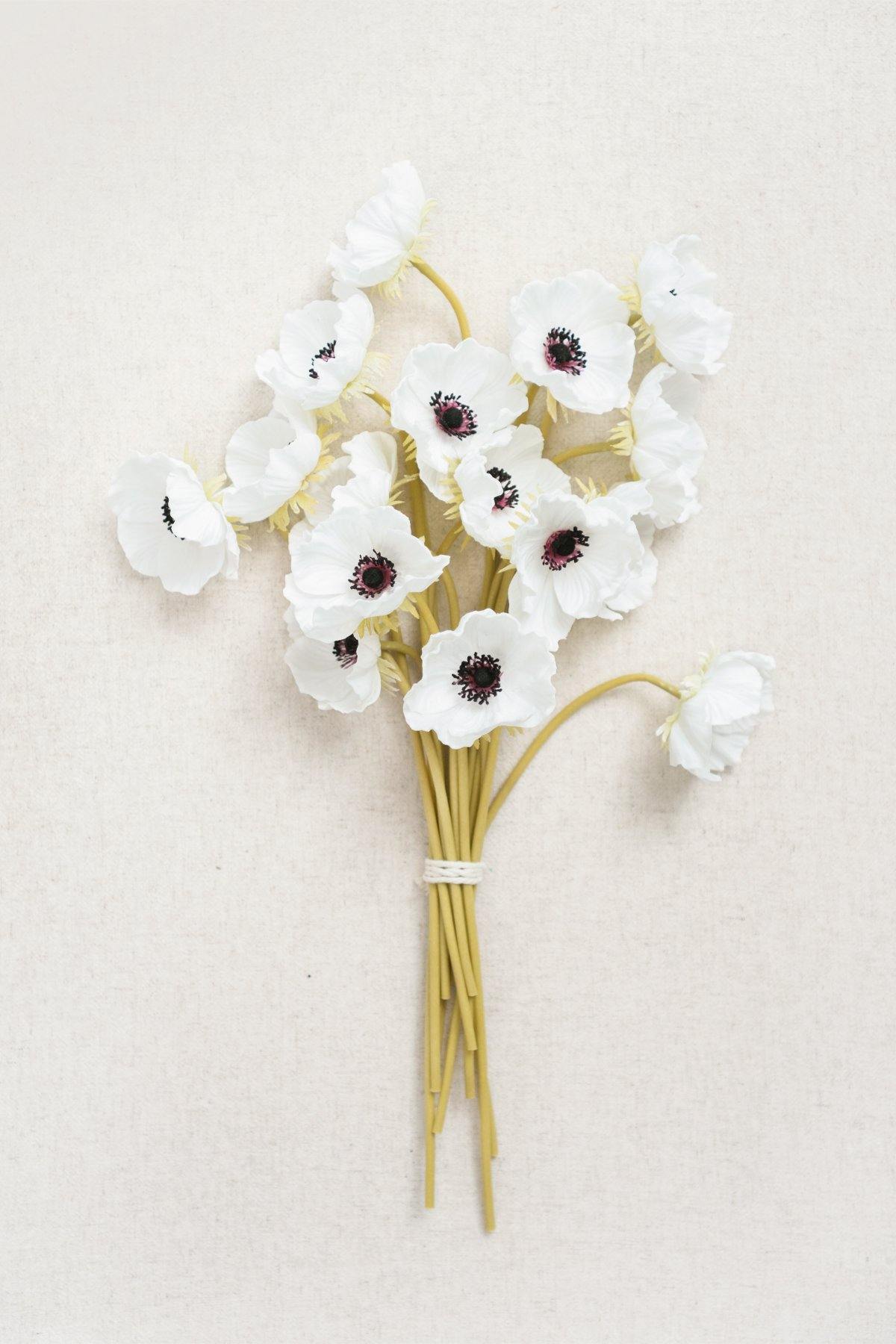 2.75" Poppy with Long Stem - 5 Colors - lingsDev