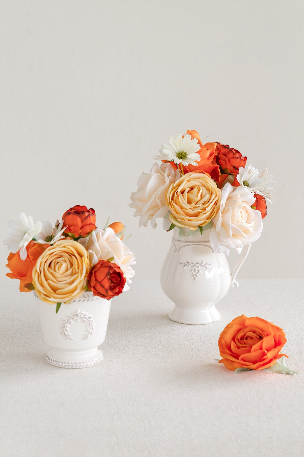 Dusty Rose & Burgundy Flowers Box Set - Fascinating Burnt Orange (Basic) - lingsDev