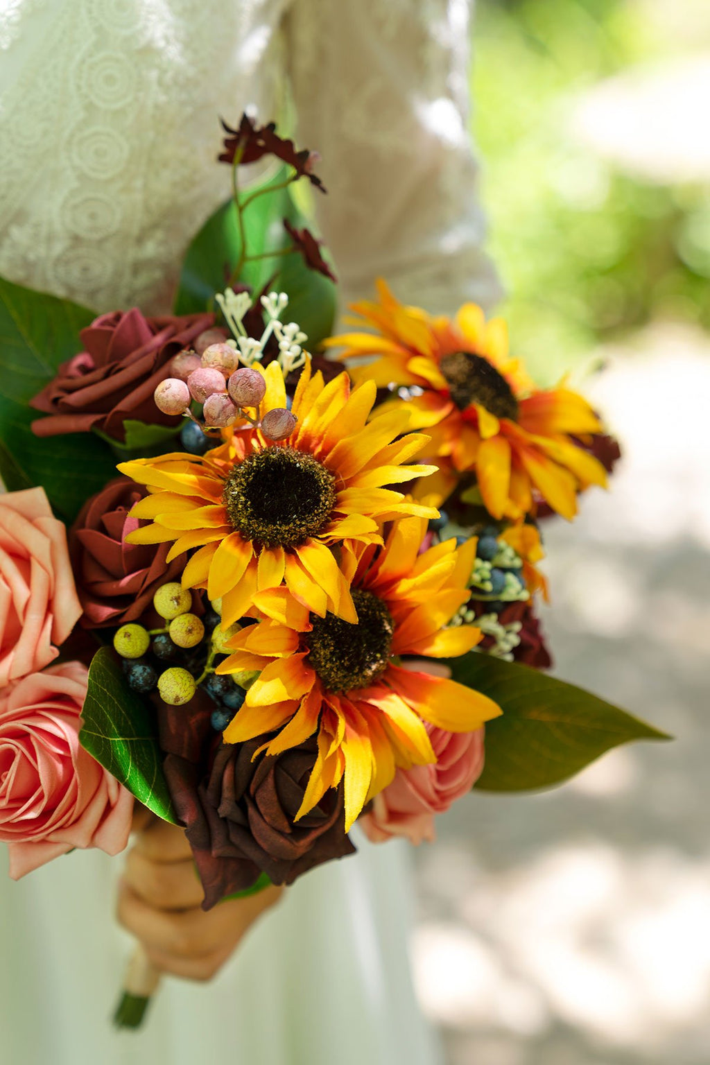 Burgundy & Marsala Flowers Box Set - 26 Styles - lingsDev